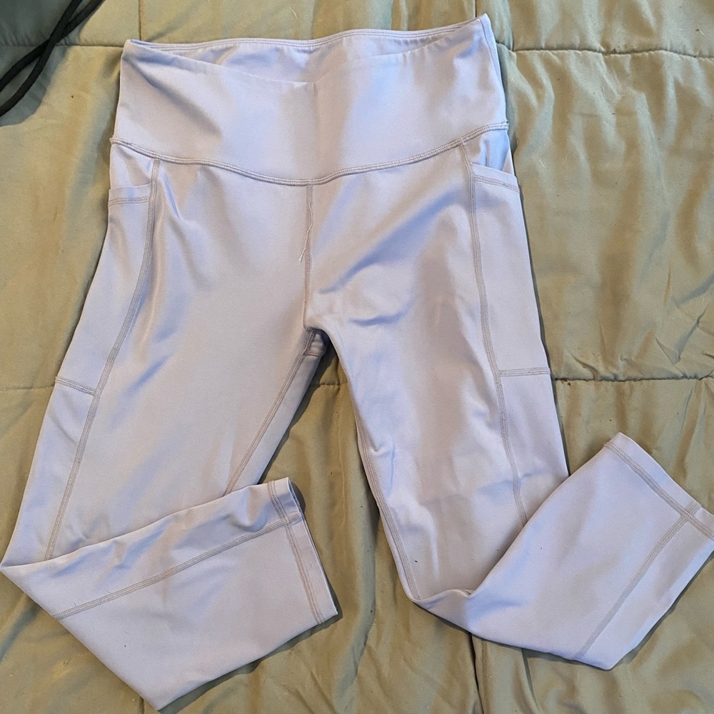 CVG CAPRI LEGGINGS / medium / Lilac / capris / gusset / pockets